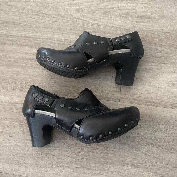 Dankso, black slip on women's comfort pumps size 36 - Picture 2 of 8